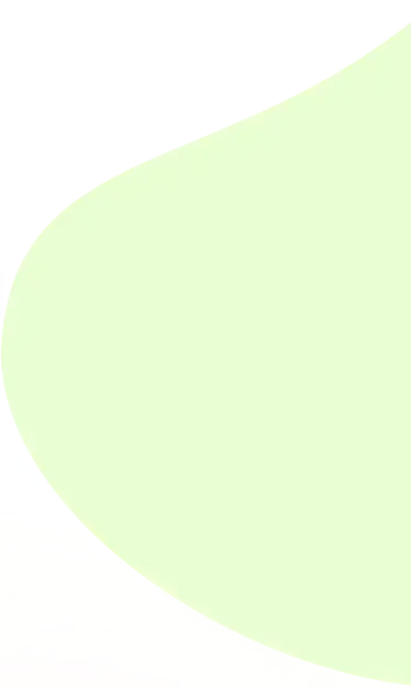 Abstract image with a large, curved pale green shape on the right, a black area at the top, a white section on the left, and soft pastel yellow and pink shapes at the bottom.